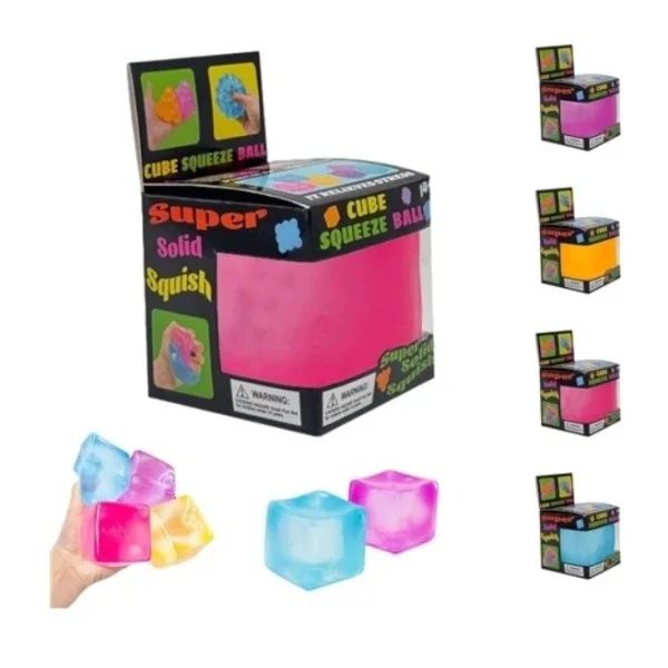 Squishy Buns Nice Cube Fidget Toy, Assorted 1piece - 8760 3-T